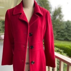 Anne Klein Long Wool Jacket